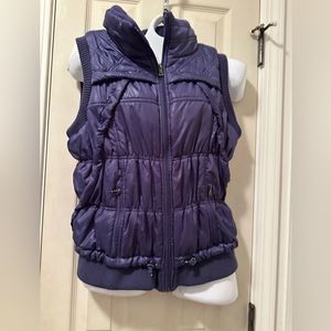 Calvin Klein purple  puffer  vest -XL-